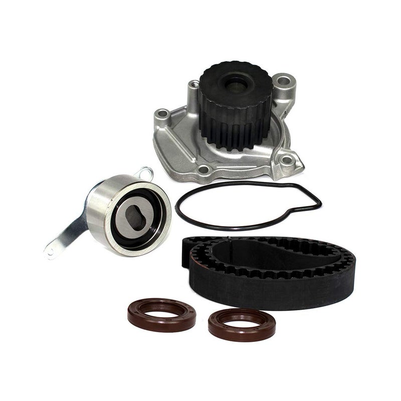 DNJ TBK297WP Timing Belt Kit with Water Pump for 1996-2000 Honda Civic Civic del Sol 1.6L L4 16V SOHC 1588cc - Image 2